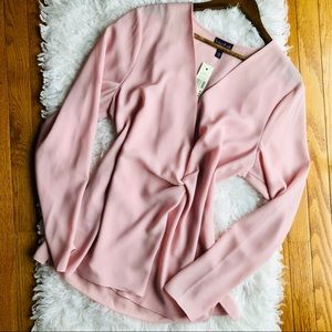 NWOT Long Tall Sally Twist Front Blouse